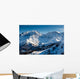 Mountain Peak and Ski Wall Mural