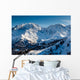 Mountain Peak and Ski Wall Mural