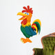 Rooster cartoon Wall Decal