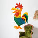 Rooster cartoon Wall Decal