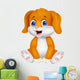Cute baby dog cartoon Wall Decal