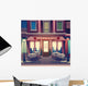 Restaurant Retro Illustration Wall Decal