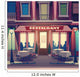 Restaurant Retro Illustration Wall Decal
