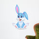 Cute rabbit cartoon Wall Decal