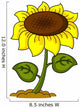 Sunflower Wall Decal