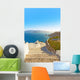 Greece Santorini Island in Cycladespanoramic View Wall Mural
