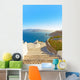 Greece Santorini Island in Cycladespanoramic View Wall Mural