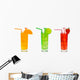 cocktail party set Wall Decal