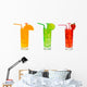 cocktail party set Wall Decal