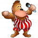 Gorilla with Microphone