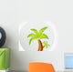 Abstract Vector Coconut Tree Wall Decal