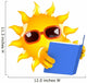 Sunshine reads another book Wall Decal