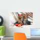 Yorkshire Terriers Wall Mural