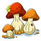 Mushroom and Caterpillar