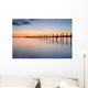 Jetty at Sunset Wall Mural