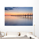 Jetty at Sunset Wall Mural