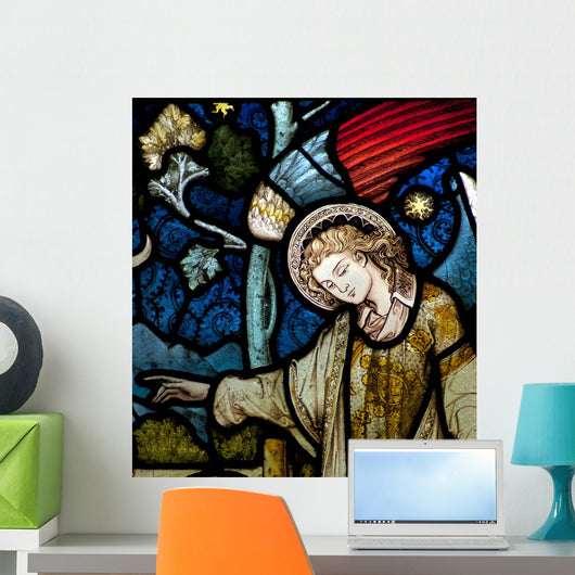 Angel with Red Wing Wall Mural
