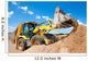 Excavator Machine Unloading Sand