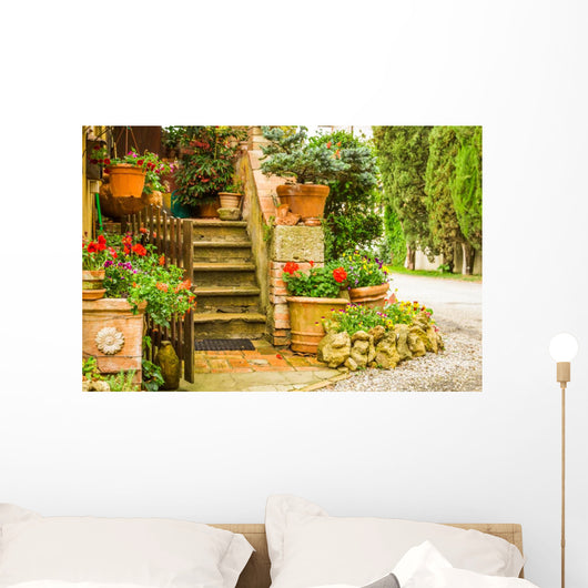 Beautiful Decorated Entrance to