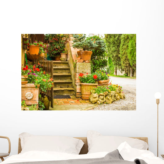 Beautiful Decorated Entrance to