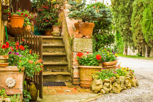 Beautiful Decorated Entrance to
