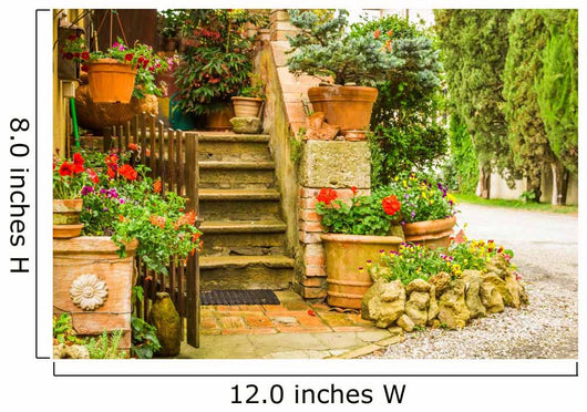 Beautiful Decorated Entrance to
