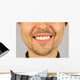 Male Mouth with Smile Wall Mural