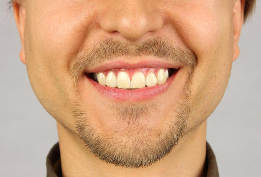 Male Mouth with Smile Wall Mural