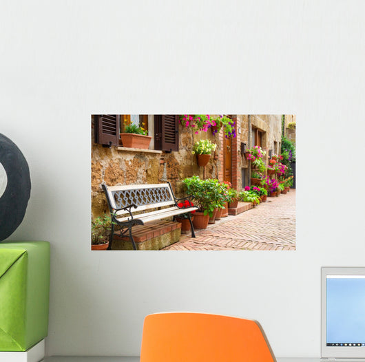 Beautiful Street Decorated with