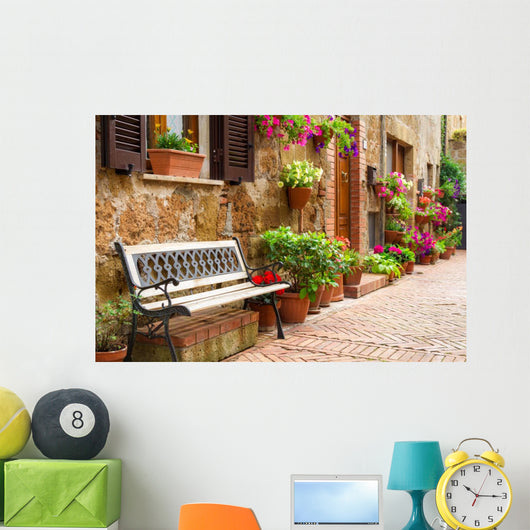 Beautiful Street Decorated with