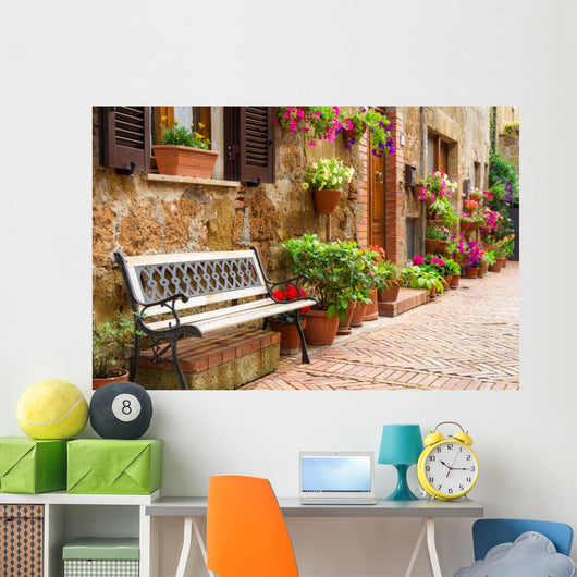 Beautiful Street Decorated with