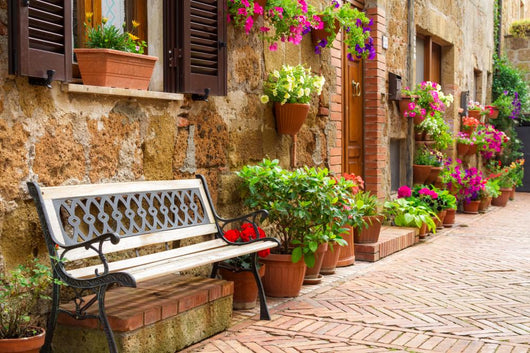 Beautiful Street Decorated with