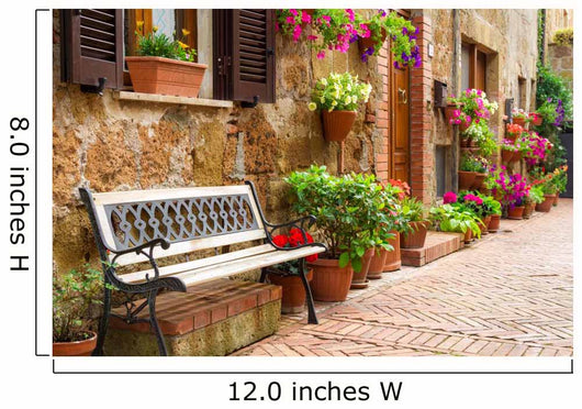 Beautiful Street Decorated with