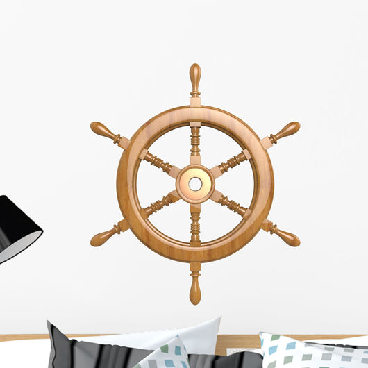 Ship Wheel Wall Mural