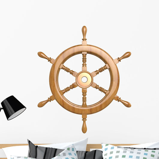 Ship Wheel Wall Mural