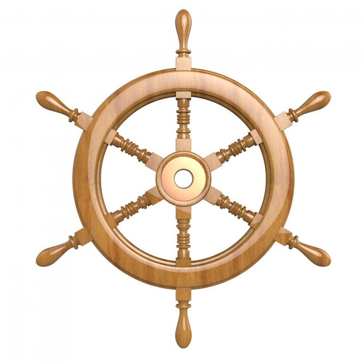 Ship Wheel Wall Mural