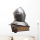 Helmet on book Wall Decal