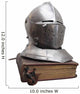 Helmet on book Wall Decal