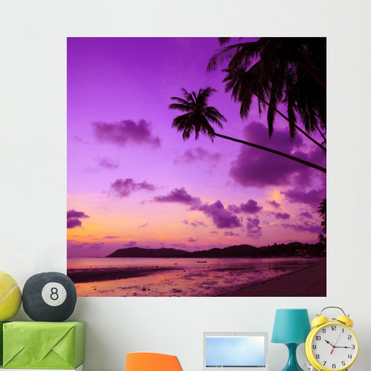 Tropical Beach with Palm
