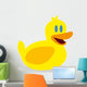 Vector Rubber Duck Icon Wall Decal