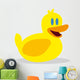 Vector Rubber Duck Icon Wall Decal