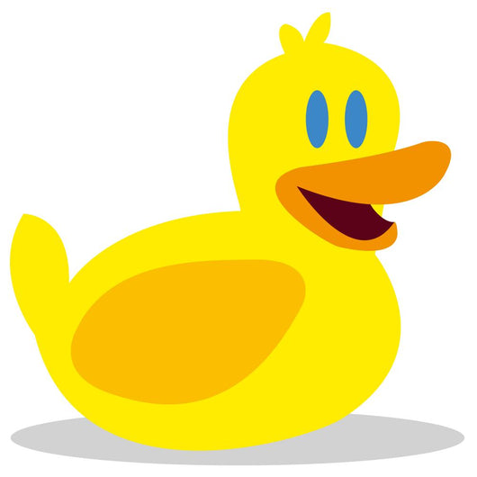 Vector Rubber Duck Icon Wall Decal