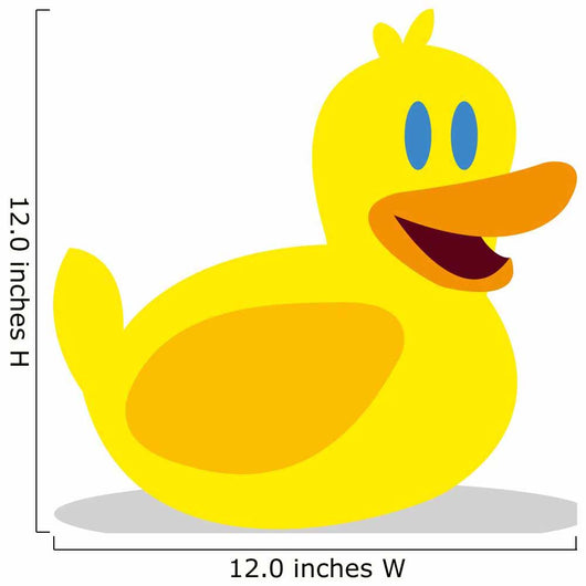 Vector Rubber Duck Icon Wall Decal