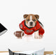 Football Dog Wall Decal