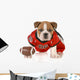 Football Dog Wall Decal