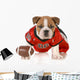 Football Dog Wall Decal