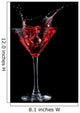Red Cocktail Splashing into