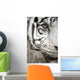 White Tiger Eye Wall Mural