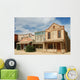 Wooden buildings in an old American western town Wall Mural