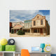 Wooden buildings in an old American western town Wall Mural